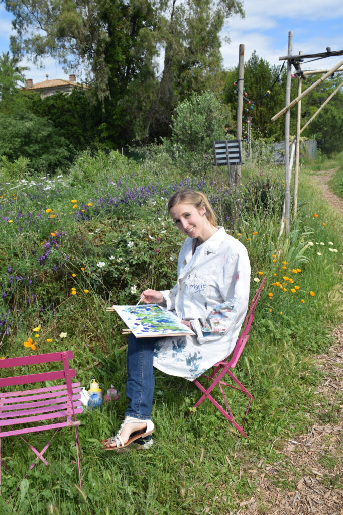 Team-Building marie happy coaching peinture nature
